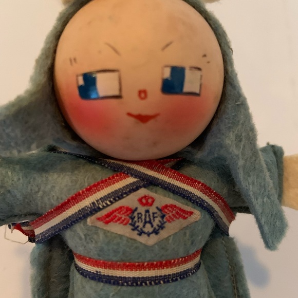 Rare Vintage WWII 1940’s Army Paratrooper Soldier Military Parachute Rag Doll - Picture 4 of 16